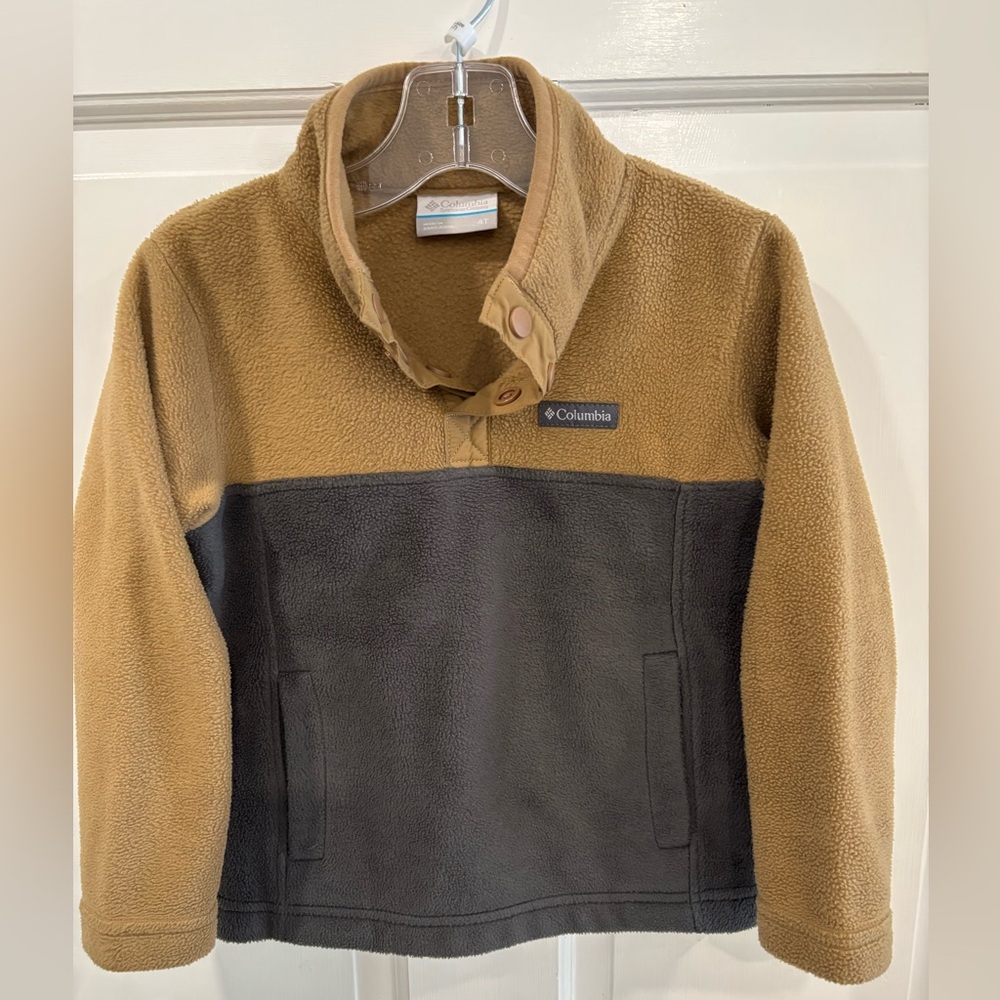 Columbia Kids' Fleece Jacket - Tan and Black